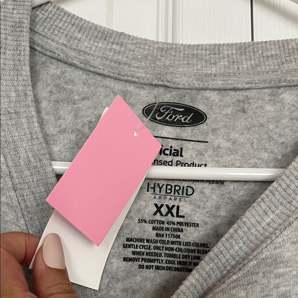 Ford Bronco Crewneck Sweater - Gray and Red - Picture 4 of 5